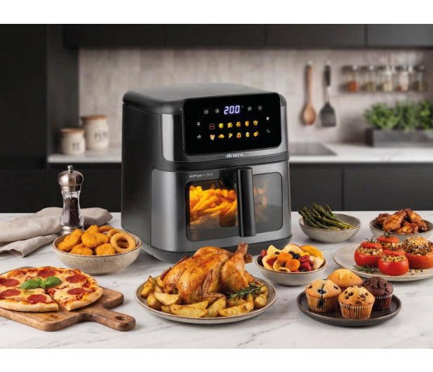 Ariete Air Fryer Glass Digital 464211 10L - 1616367 - zdjęcie 9